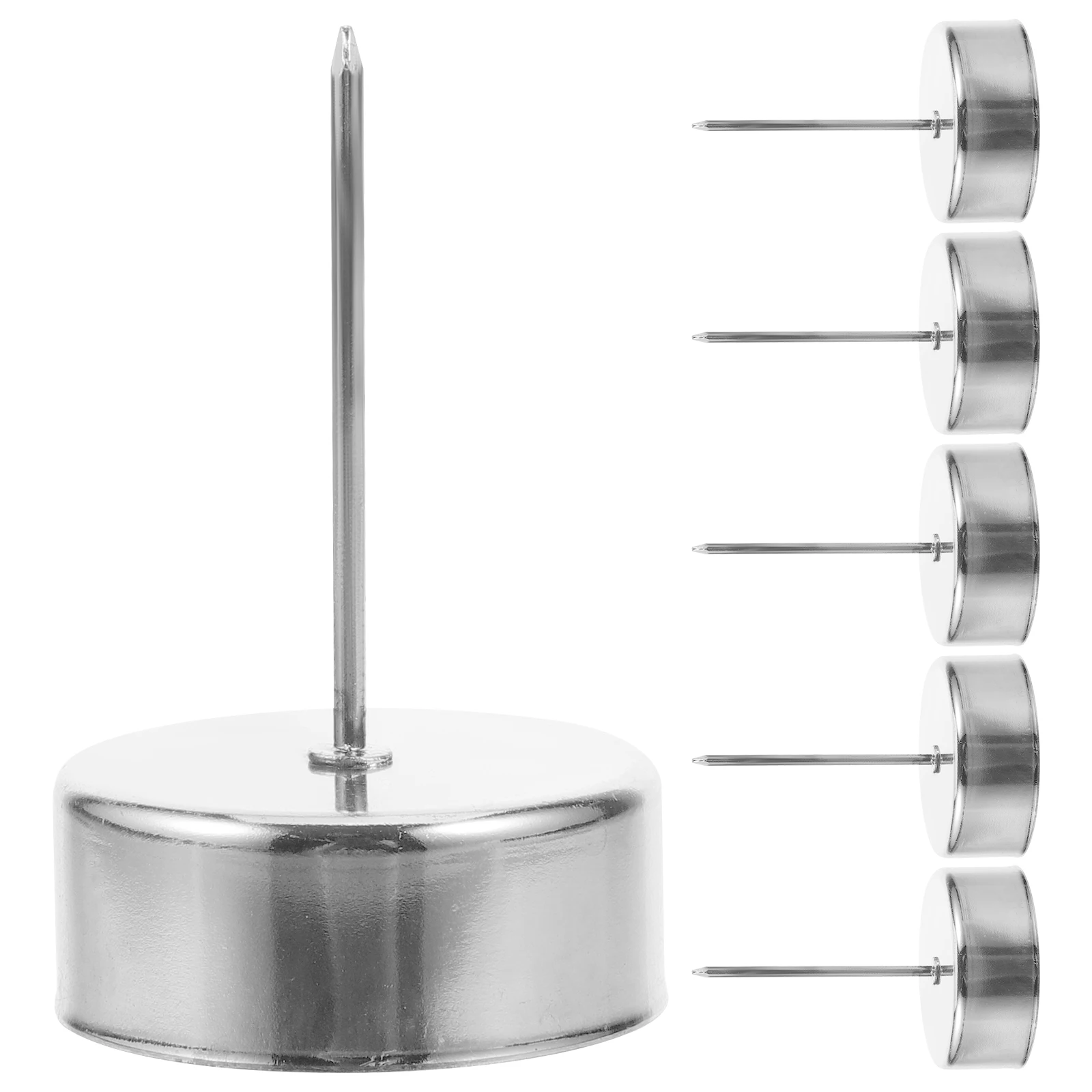 

6pcs Cup Metal Cup Stick Spike Party Favors for Christmas Decor Party Favors Gold Insert Versatile Practical