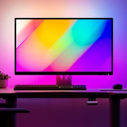 Ekran komputera zestaw podświetlany USB inteligentny Monitor 5V WS2812B LED światło zanurzenie sen oświetlenie otoczenia dla Windows muzyka synchronizacja pokój gier