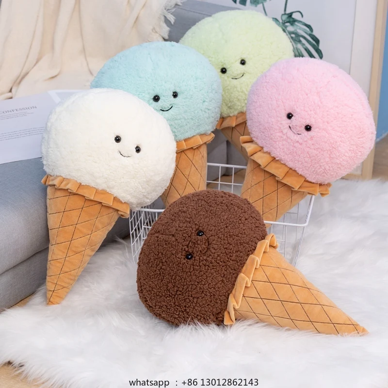 

Creative simulation ice cream cone ice cream pillow