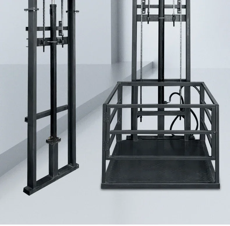500kg/800kg Residential Home Lift – Hydraulic Electric Elevator with 2-12m Height Adjustment for Multi-Story Villas
