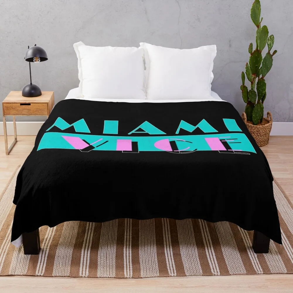 Miami Vice - Tv Shows Throw Blanket for sofa Luxury Designer Blankets