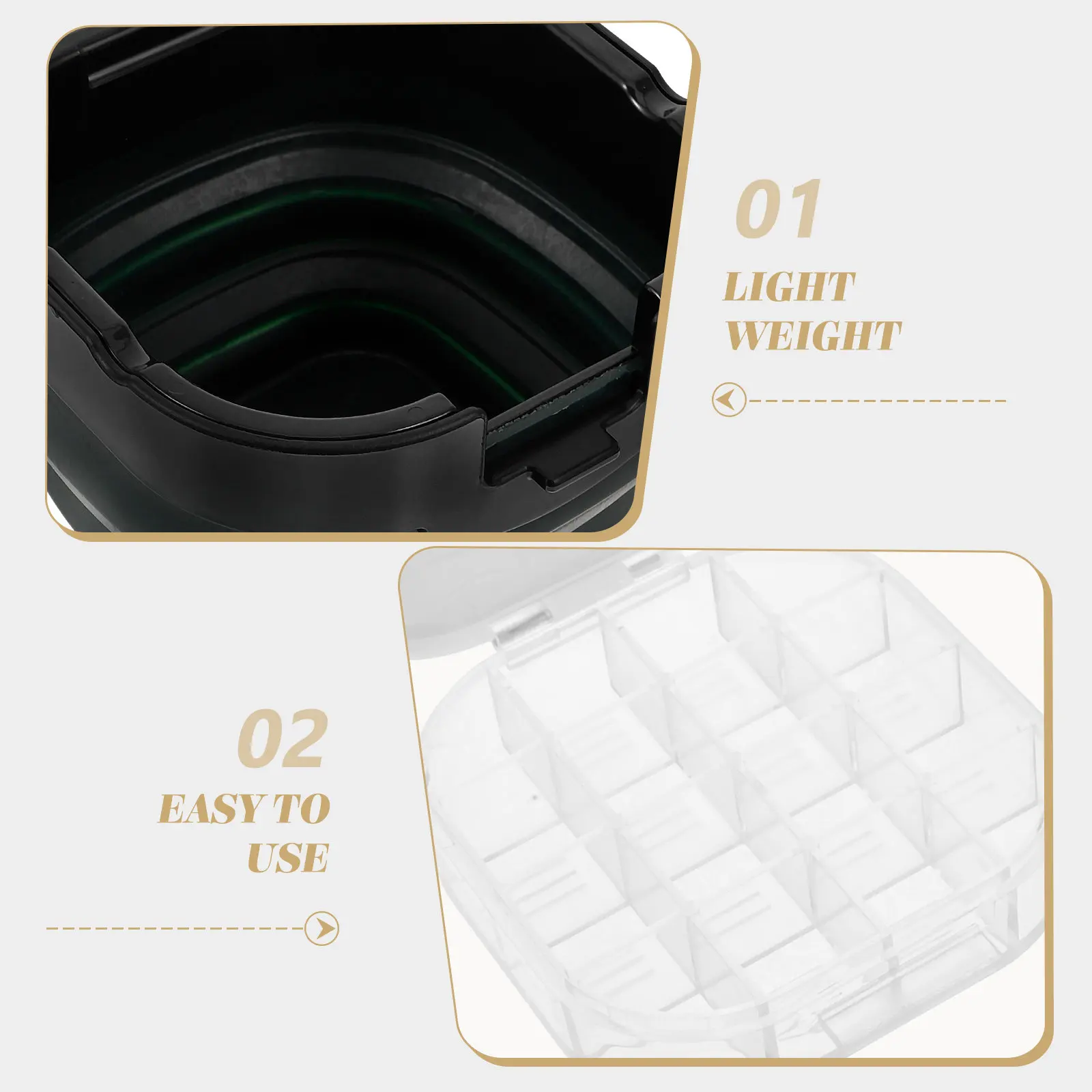 Multi-Functional Portable Brush Cleaning Bucket Large Capacity Silicone PP Material Paint Water Cup for Watercolor Acrylic Oil