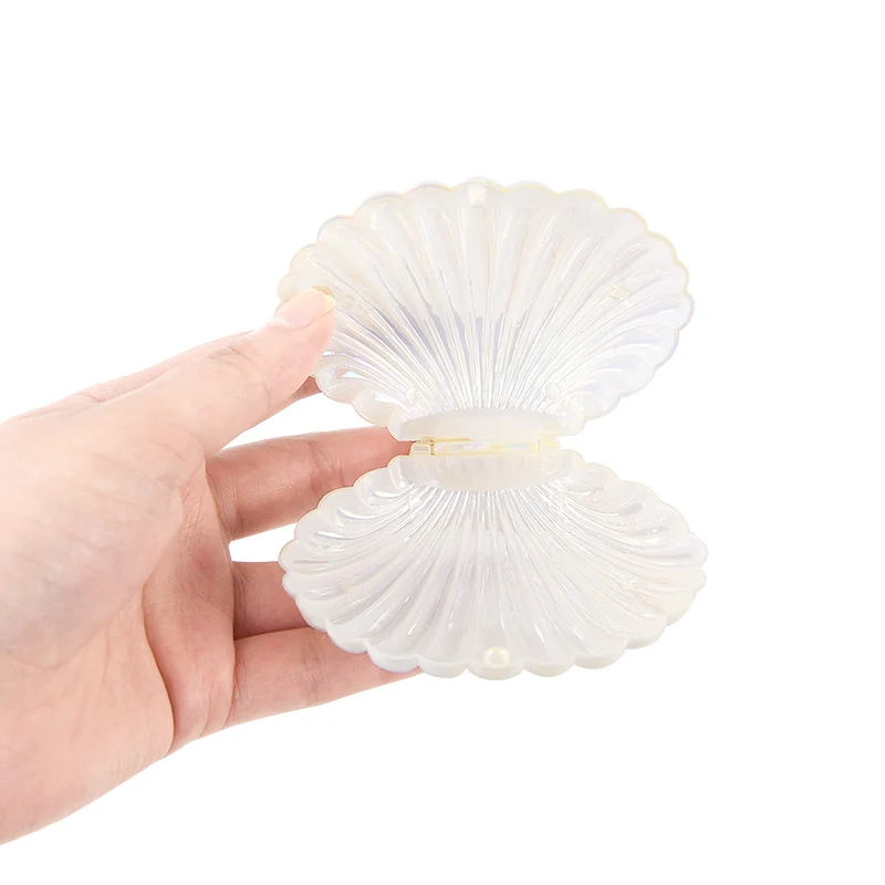 5/10Pcs Shell Shaped Candy Boxes Shining Colorful Seashell DIY Mermaid Birthday Party Baby Shower Decoration Wedding Gift Box