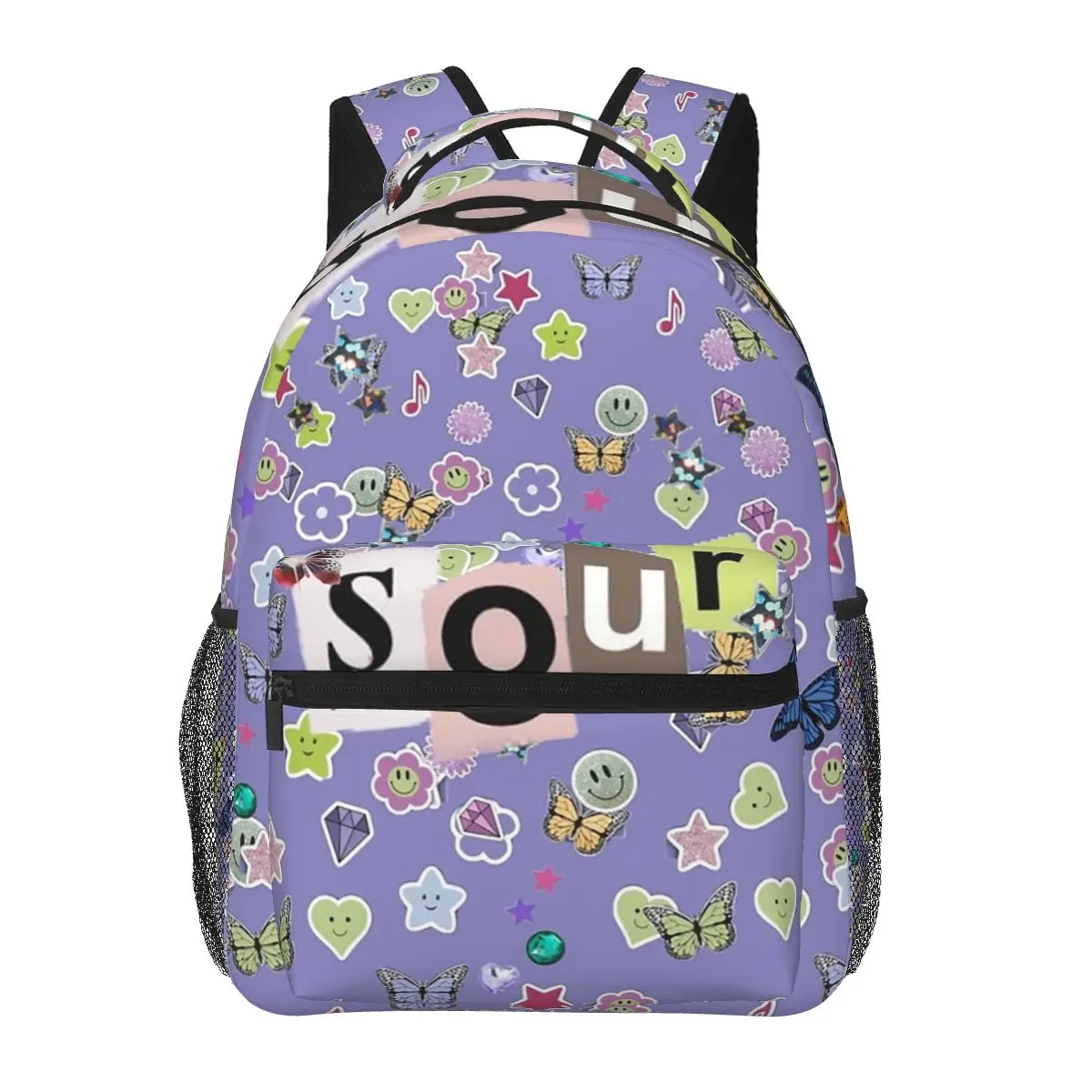 Sour Designs (Available In Several Products) Backpacks Boys Girls Bookbag Children School Bags Cartoon Kid Rucksack Shoulder Bag