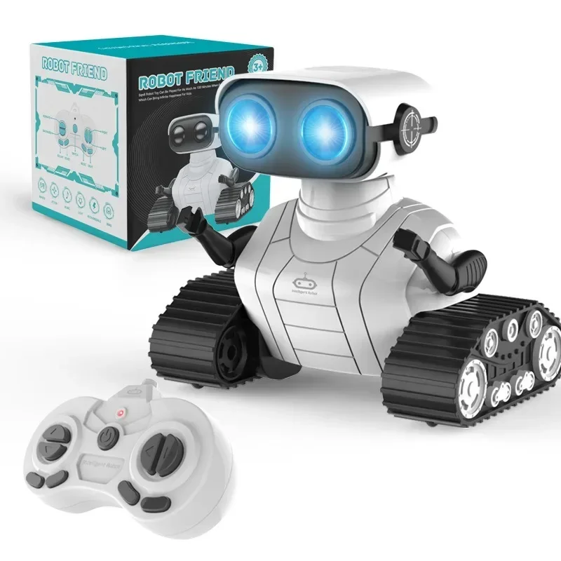 perfect gift set:14cm 2.4G remote control car,rc robot toys for kids,sound light dancing electric car,robot chassis cool stuff