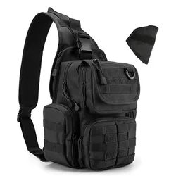 Tactical Chest Sling Bag Men's Riding Bags Hunting Backpacks Climbing Molle Fishing Pouch Outdoor Camping Shoulder Backpack