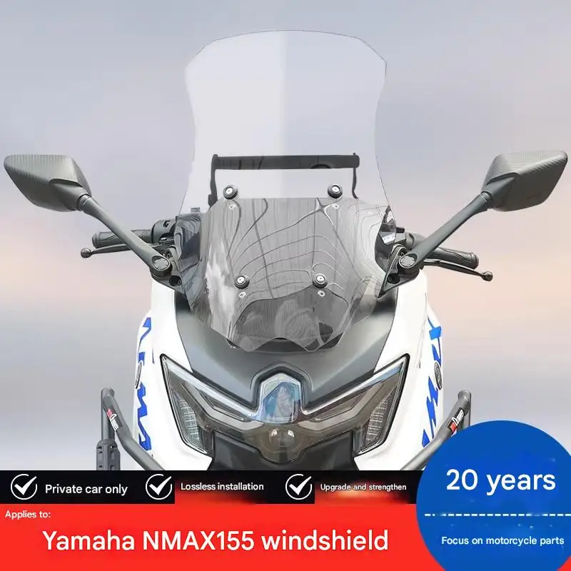 For Yamaha NMAX155 25 Windshield Rearview Mirror Forward-Moving Bracket Modification Parts for Motorcycle Accessories