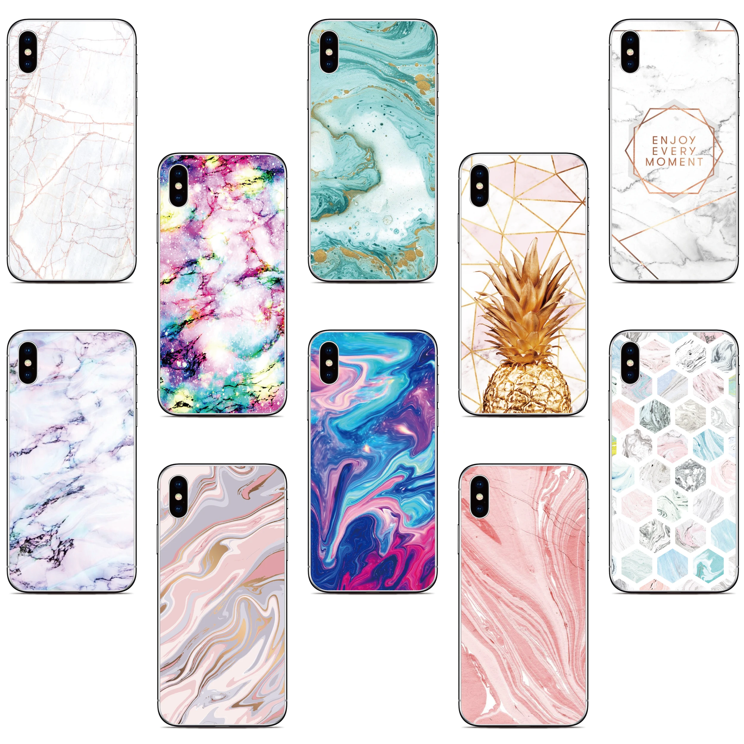 Color Marble Cover For Lenovo Legion Y70 Y90 Vibe P2 P70 K6 K5 Play S5 Pro Z5 ZUK Z2 Plus Z6 Lite Youth A6 Note Phone Case