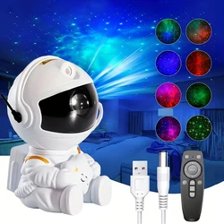 Astronaut Starry Sky Projection Light Full of Stars Ambient Light Spaceman Laser Nebula Water Ripple Bedroom Projection Light