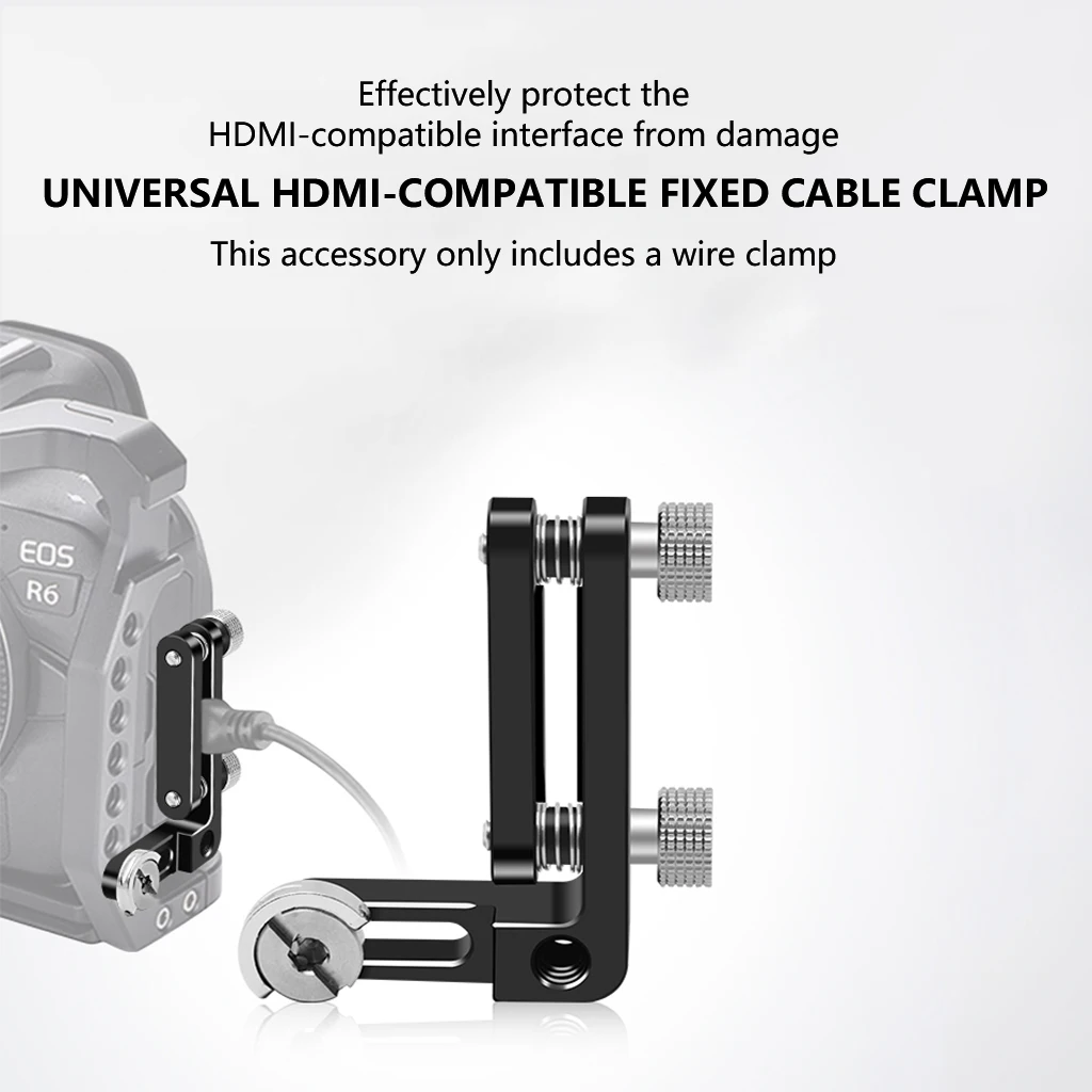 Universal Kamera HDMI-Kompatibel Kabel Klemme DSLR Draht Lock Clamp Fotografie Kabel Clip Rig für Sony Canon Video Kamera käfig – Detail 1