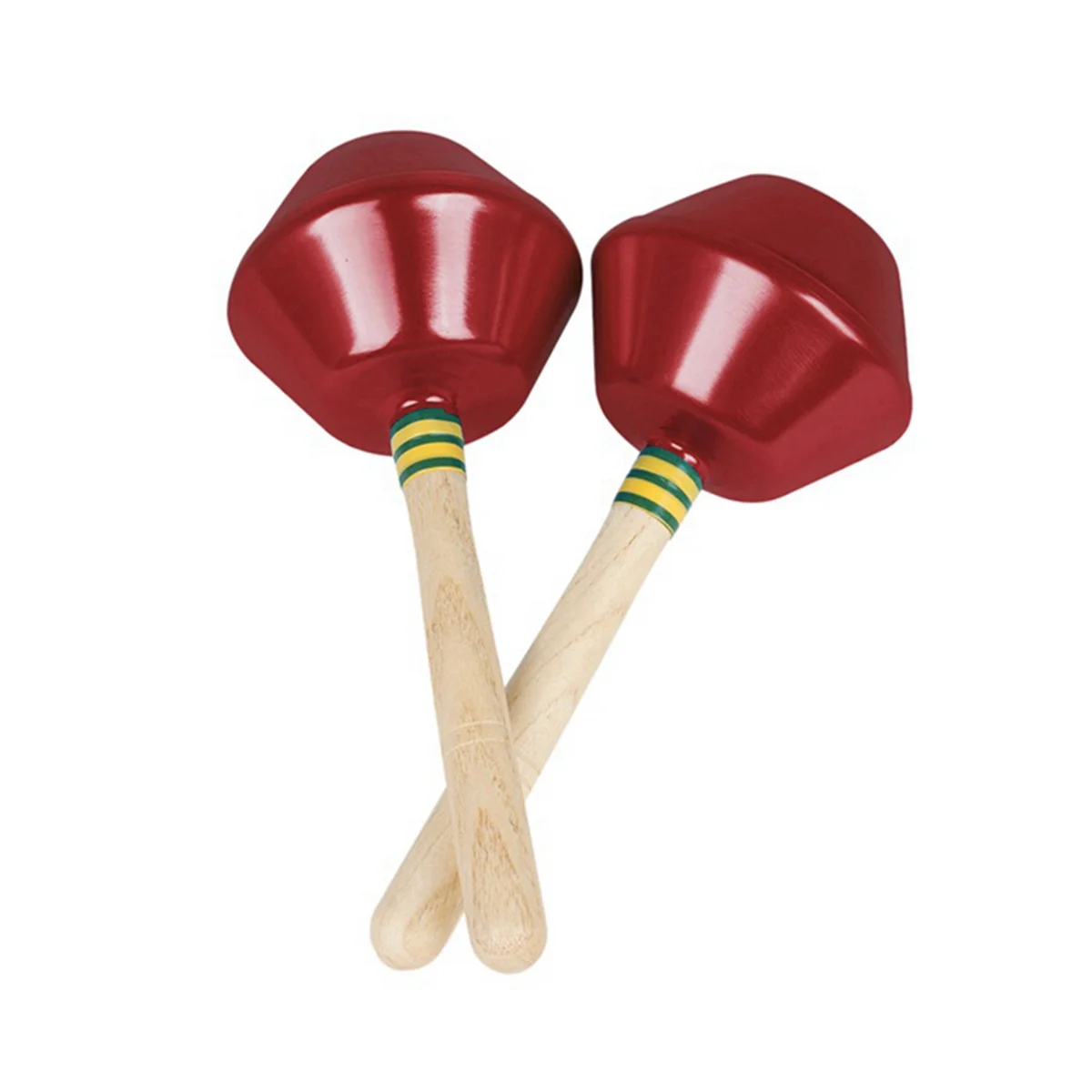 Orff-Sand Hammer PerSCH Hochet Jouets pour Enfants, Jouet Musical, Rouge, 1 Paire