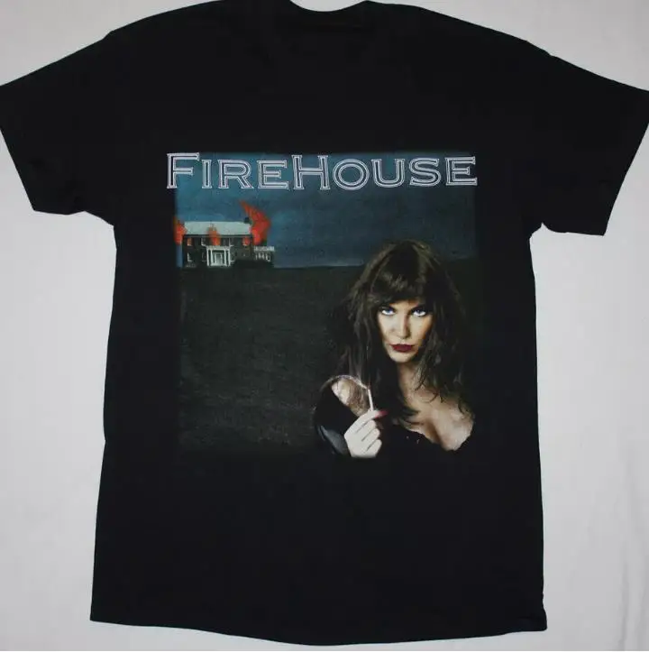 FireHouse Tee FireHouse Band Shirt Classic Black Unisex