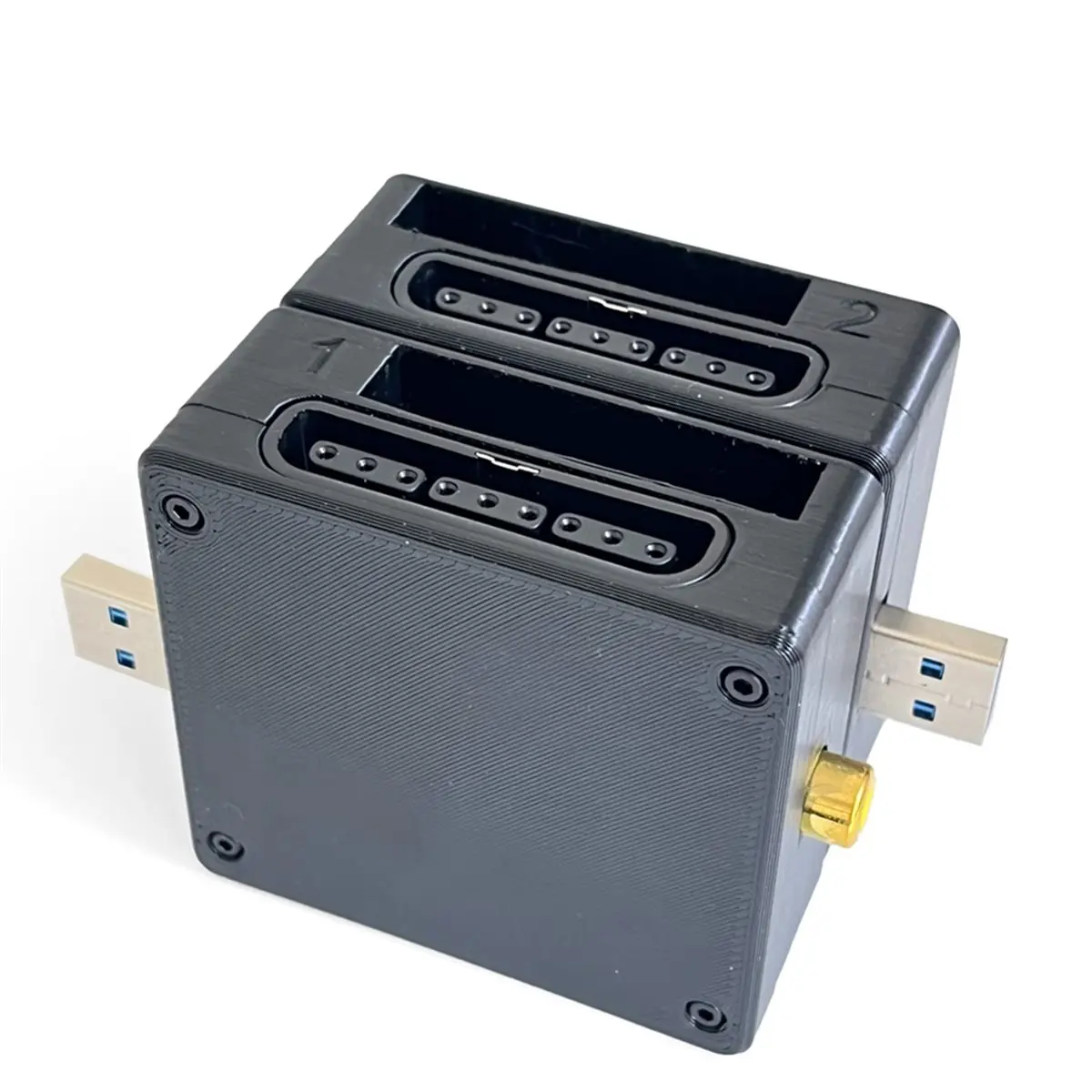 【☾♦2026 TOP Global□】2P SNAC Adapter for PSX Controller for MiSTer FPGA System with 2 Memory Card Slots and 1 Light Port 3D Print