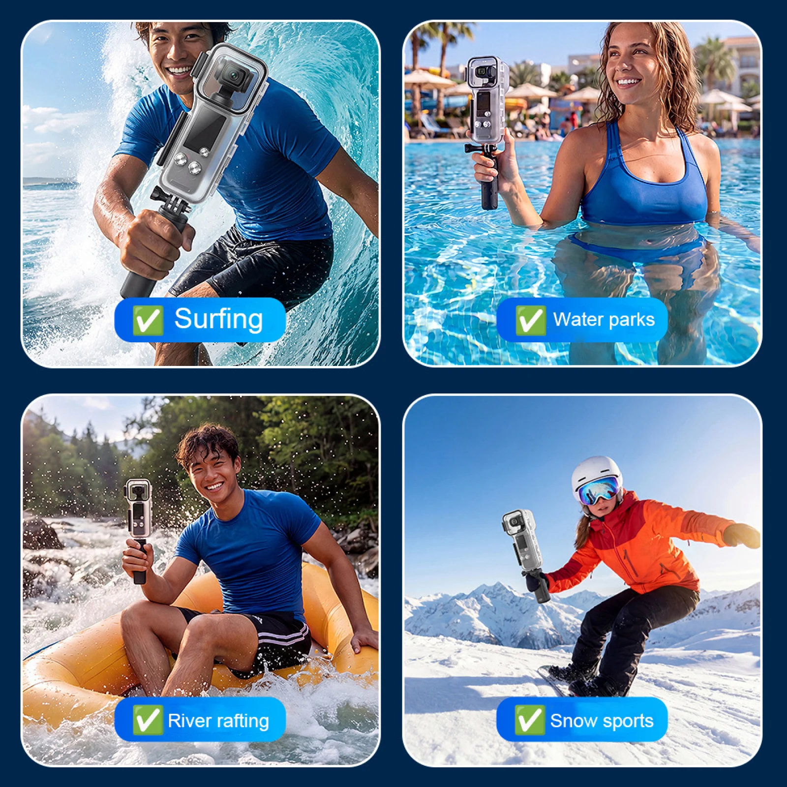 

50M Waterproof Case For DJI OSMO Pocket 4 Diving Housing Protective Shell Underwater Diving For DJI Pocket 4 Camera Accessories