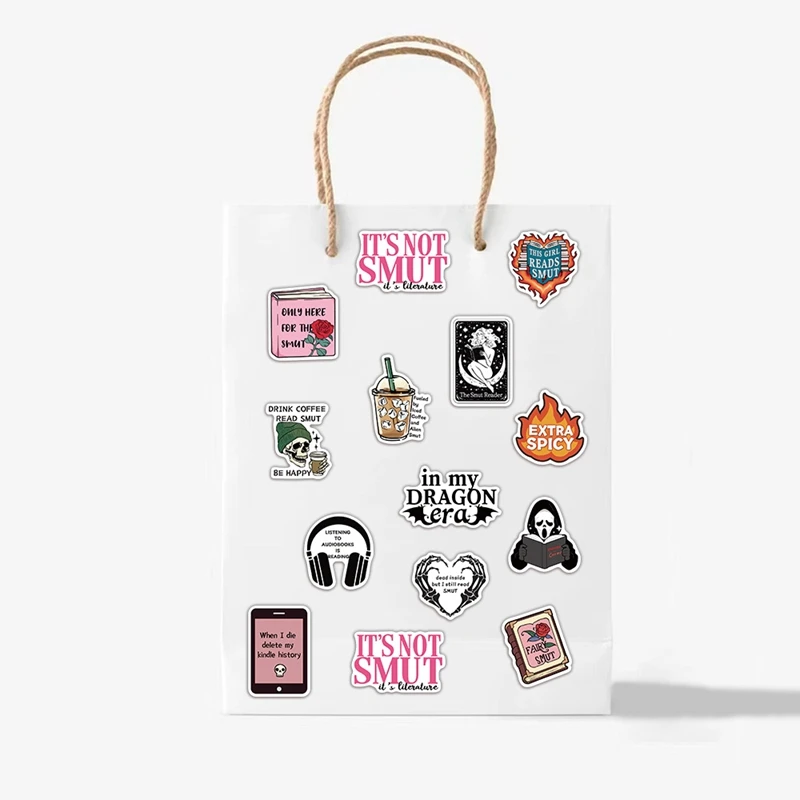 50 قطعة ملصقات الكتابة على الجدران الغيتار ديكور ذاتي الصنع القرطاسية حقيبة زجاجة ماء الهاتف المحمول كتاب ملصق حزمة لعبة أطفال