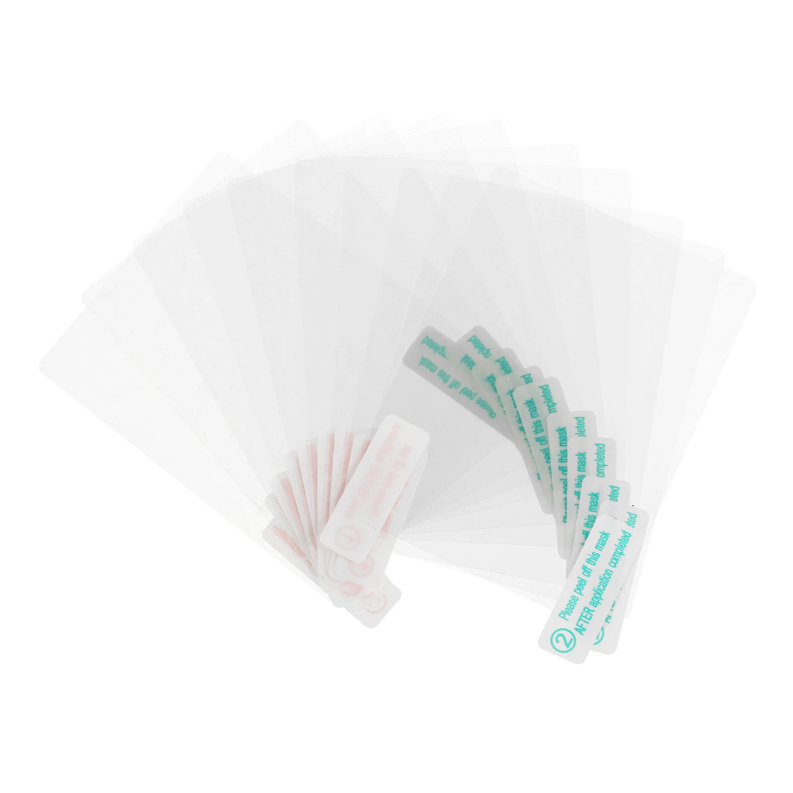 

10pcs Automotive Electrostatic Stickers Clear Static Cling Film Windshield Dashcam High Temp Resistant Durable Thickened
