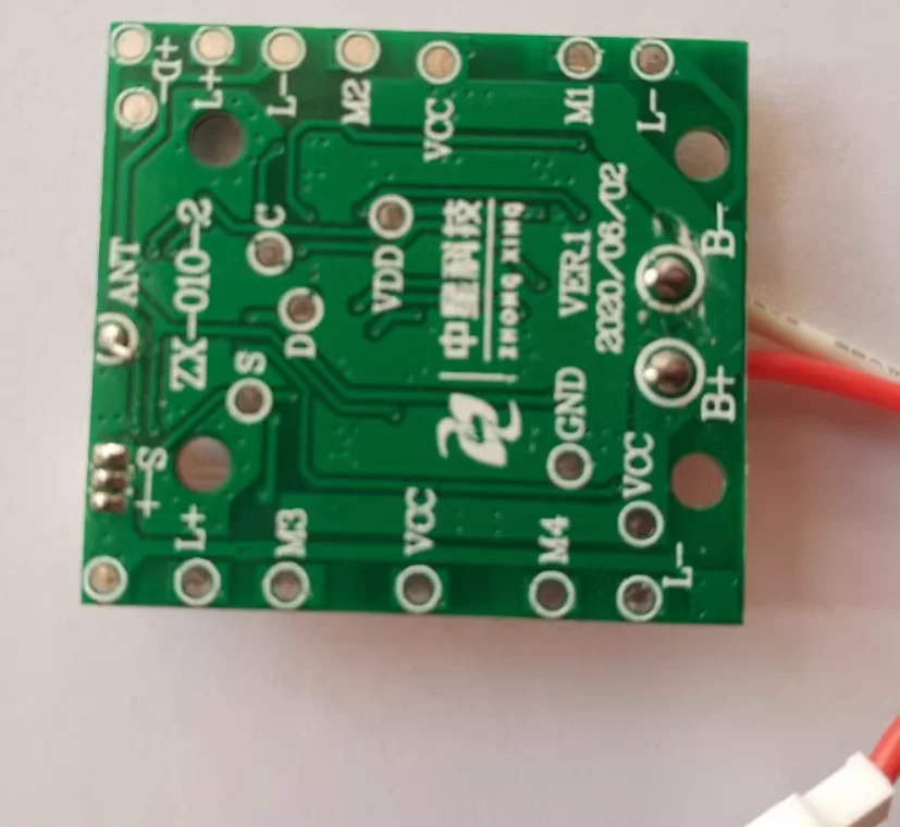 2 pezzi il circuito di ricezione del quadcopter drone supporta telecamere wifi scheda PCB di alimentazione 3.7V