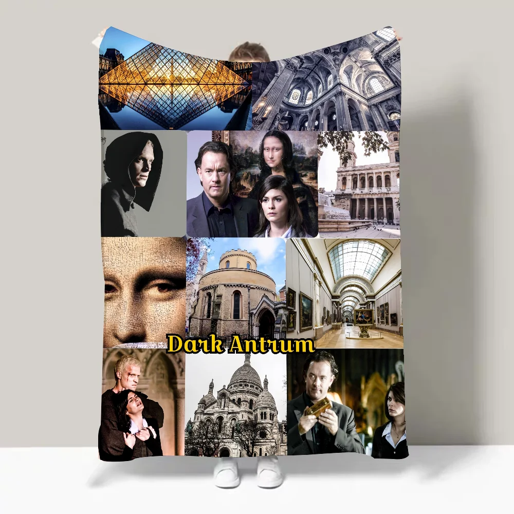 تصميم بطانية فيلم D-Da Vinci Code خفيفة الوزن للمهاجع والقيلولة وغرفة المعيشة والمكتب والأريكة وجميع المواسم