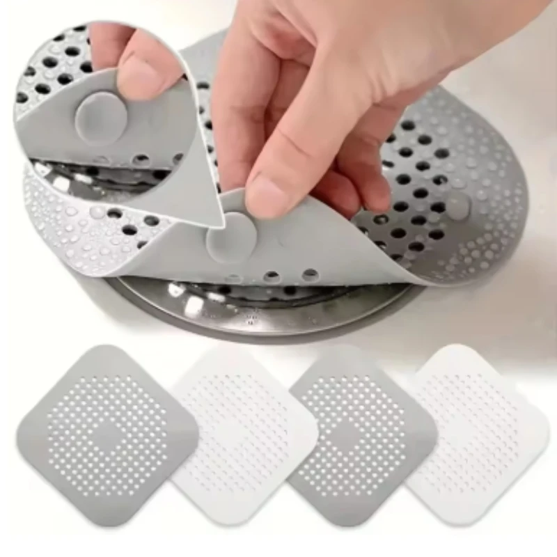 

Hair Filter Shower Drain Plug Kitchen Sink Filter Sink Strainer1-3PCS Bathtub Shower Floor Drain Stopper Home Shower Accessories