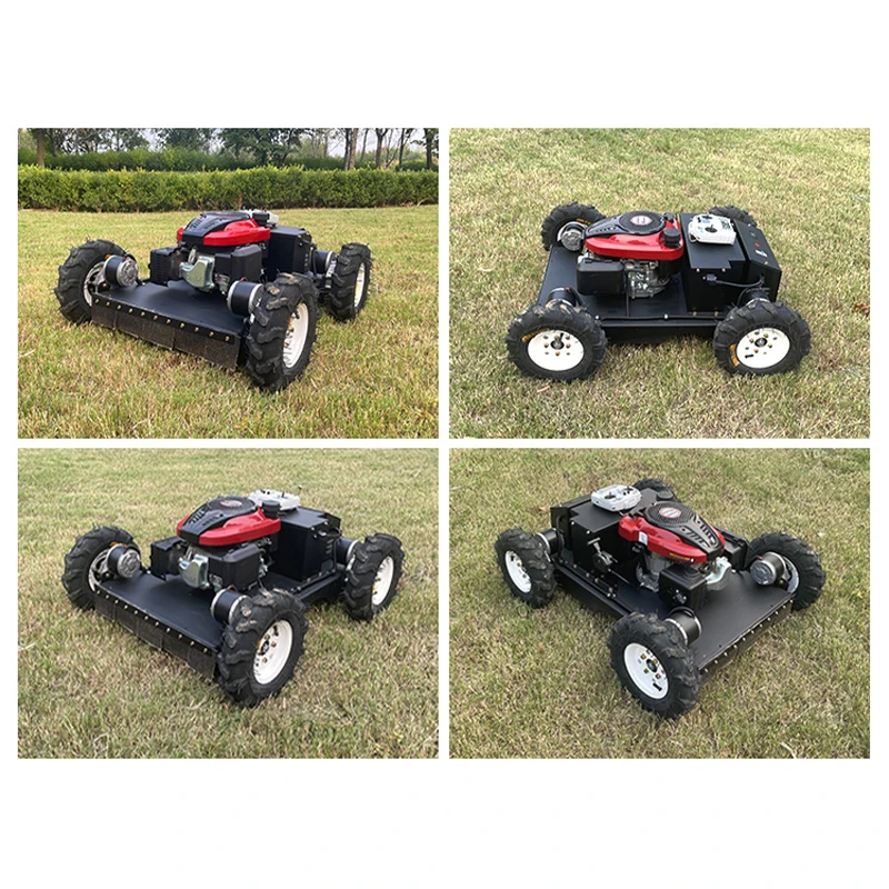 China CE EPA Engine All Terrain Grass Cutting Machine Agriculture Four Wheel Drive Remote Control Smart Robot Lawn Mower