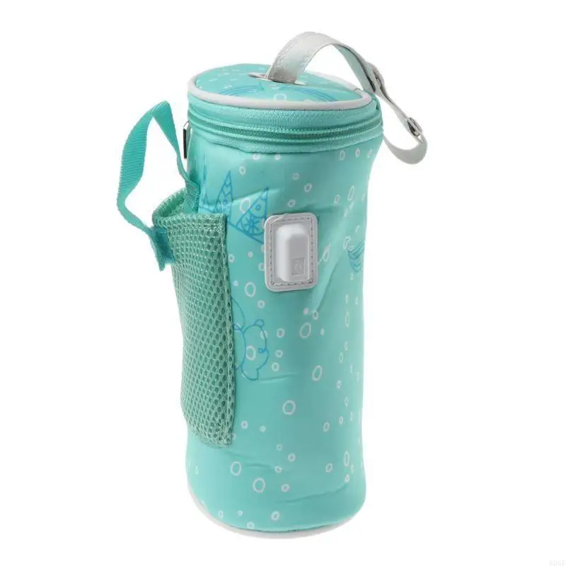 

E06F USB Baby Nursing Bottle Warmer Heater Milk Bottle Heating for Case Thermal Insulation Portable Thermostat Heat