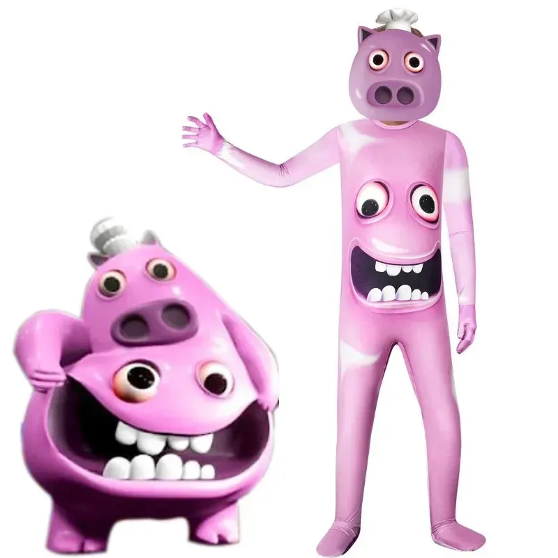 2025 nuevo disfraz de jardín de Banban chico rojo Jumbo Josh Monster Cosplay juego de terror mono de Halloween Canival cumpleaños P ☆ ☆ ☆ aa