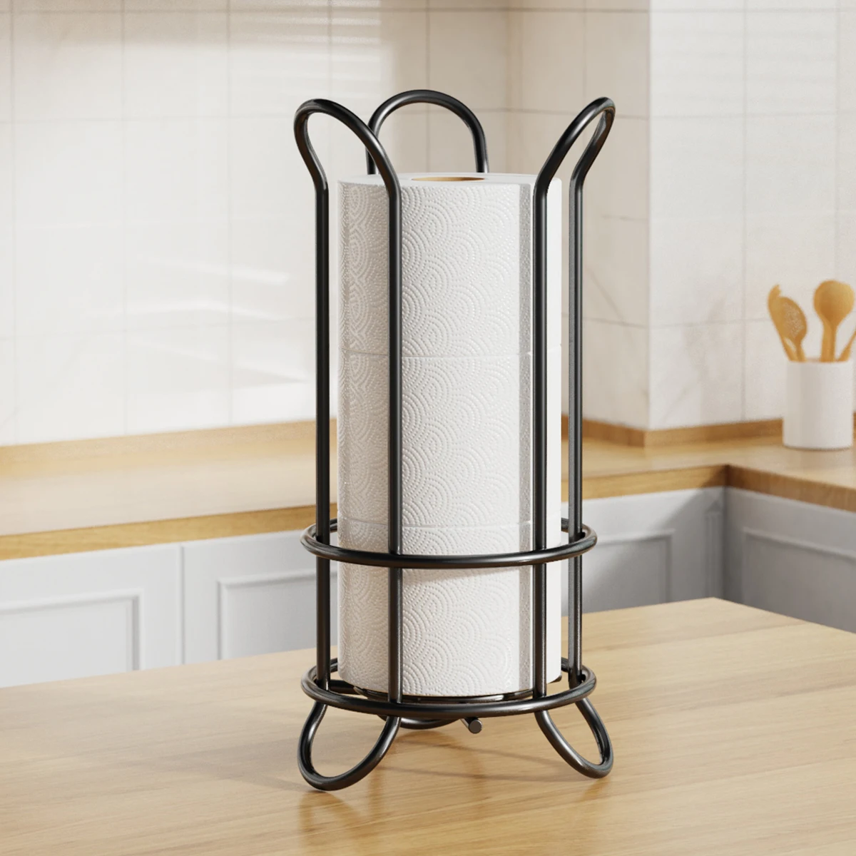 1 Pc Simple Ironwork Napkin Stand For Coffee Shops, Hotels, Restaurants And Homestays, Kitchen Toilet  Roll Paper Holder