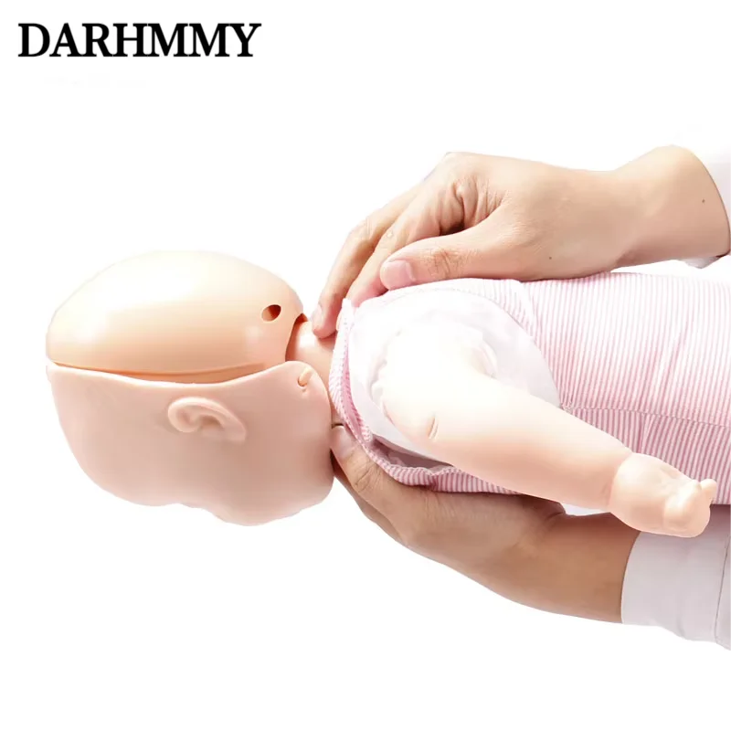 DARHMMY Baby Choking Tracheal Infarction Model Infant Airway Obstruction CPR Training Manikin Medical Nurse Teaching Tool