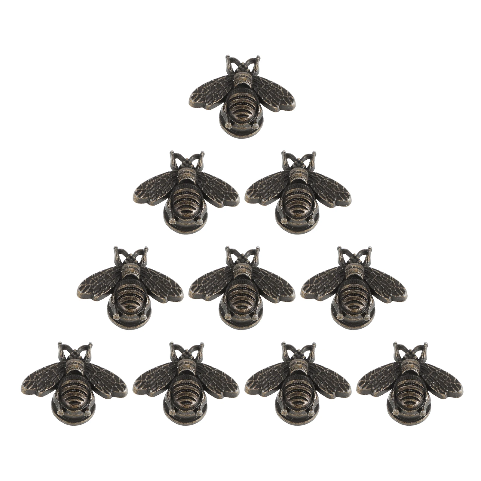 

10 Pcs Dresser Cabinet Knobs Retro Metal Pulls Wardrobe Handles Small Door Knobs Drawer Bee Sea Star Design Closet Hardware