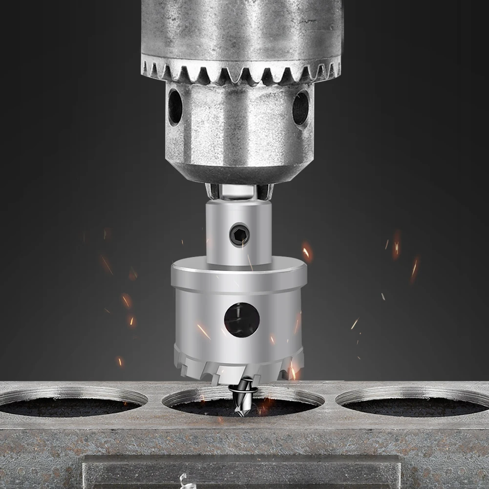1 Pc 5A Carbide Tip TCT Drill Bit Hole Saw 12-150mm Drill Bit Set Hole Saw Cutter For Stainless Steel Metal Alloy Drilling