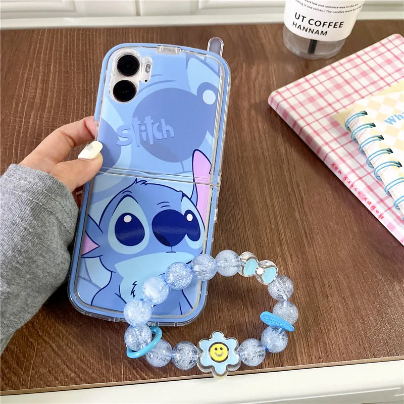 

Stitch Cute Phone Case for OPPO Find N3 Flip N3Flip N2Flip Shockproof Back Cover Big Brother Protective PC Hard Shell