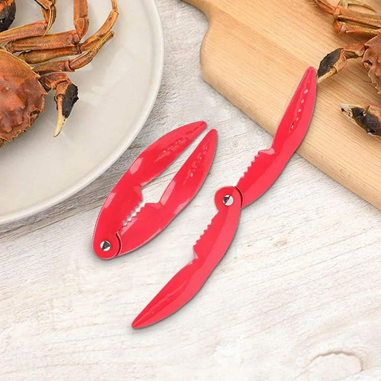 Aluminum Alloy Seafood Pliers for Crab Legs and Shellfish Handling — Lightweight 80g American Design — Ideal for Weddings Trade