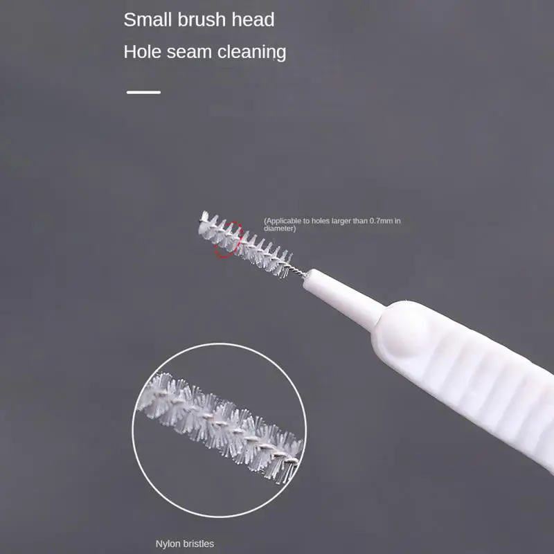 Bathroom Shower Head Micro Nylon Brush Anti-clogging Cleaning Brush Smart Phone Hole Pore Gap Washing Tools Toilet Accessories