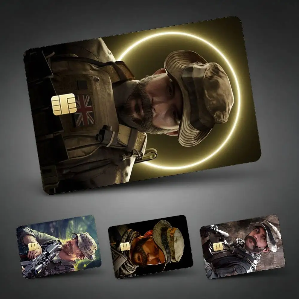 Captain J-John P-Price   Decorative Waterproof Film Skin Cover Credit Card Stickers Debit Front Bank Bus Pass