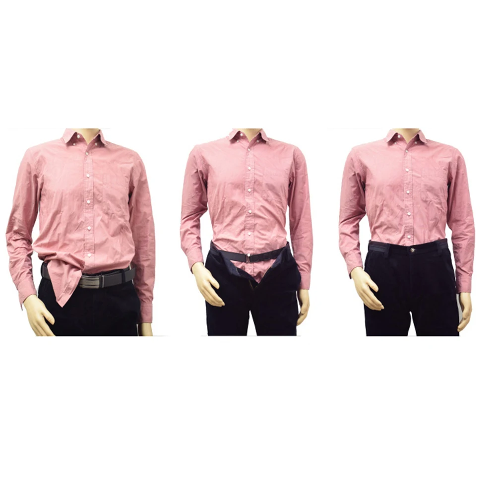 

Adjustable Unisex Shirt Stay Belt 2.5Cm Plastic Buckle Non-Slip Anti-Crease Elastic Professional Formal Wear Underbelt Shirt