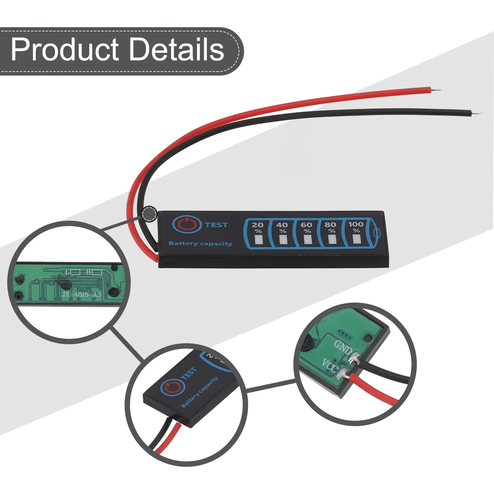 Display Mode LED Indicator Battery Level Indicator Refresh Rate Reliable Readings Serial Number Specifications