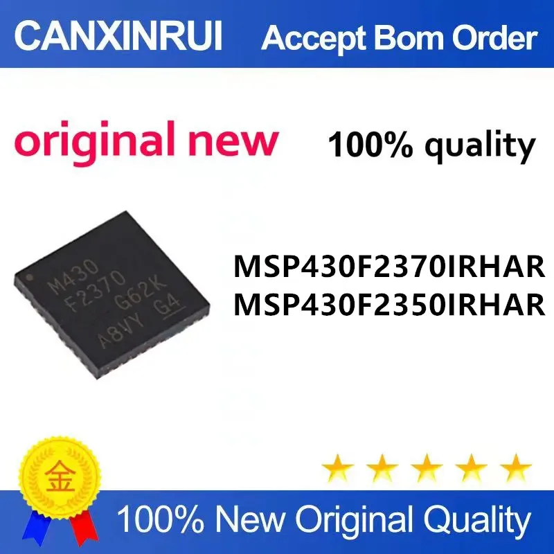 

Original New 100% quality MSP430F2350 MSP430F2350IRHAR MSP430F2370 QFN40 Integrated circuit IC chip