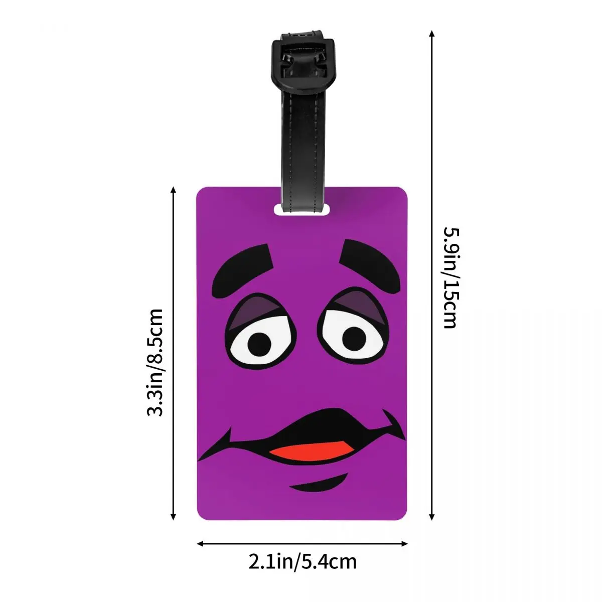 كشر الكرتون تصميم علامات الأمتعة حقيبة الملحقات السفر لطيف الأمتعة الصعود علامة التسمية حامل معرف اسم العنوان #4
