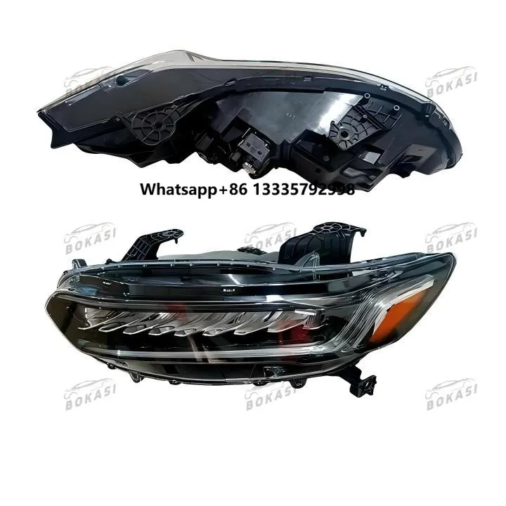 

BOKASI High Quality for Honda Accord Auto Parts Easy Install New LED Headlamp with Multi Light 12V White Red Light ABS Material