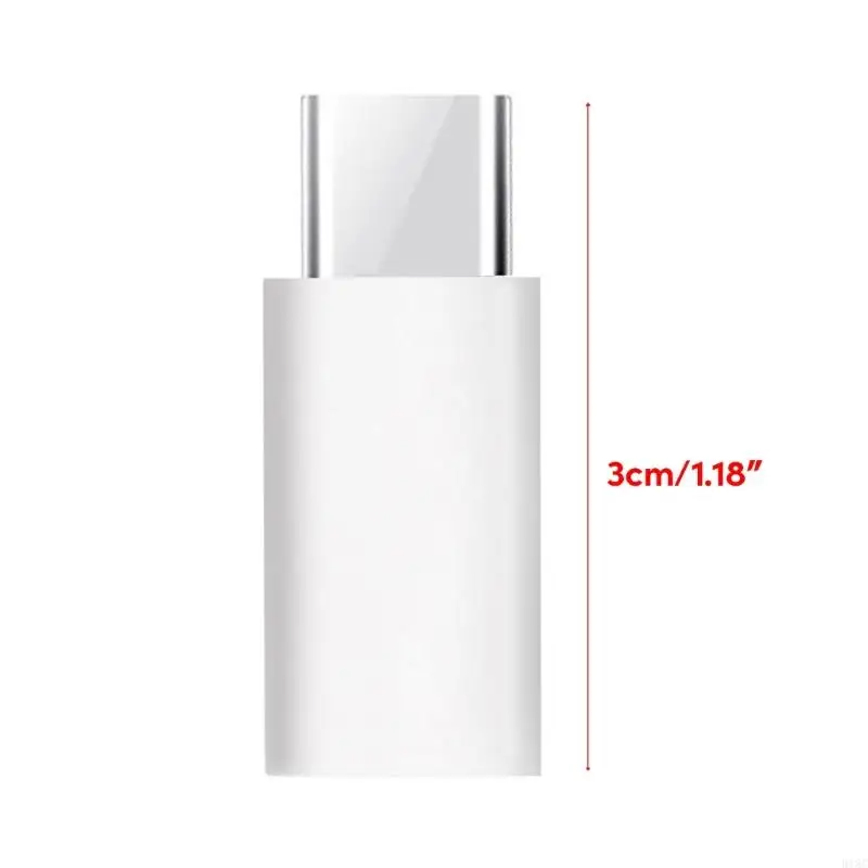 Adaptador mini USB fêmea para Type C macho 918C suporta conversor transferência dados carga