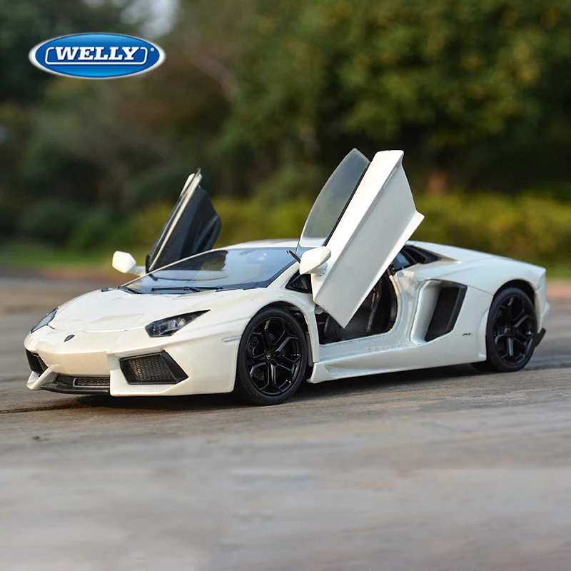 WELLY 1:24 Lamborghini LP700-4 Aventador alaşım yarış alaşım araba