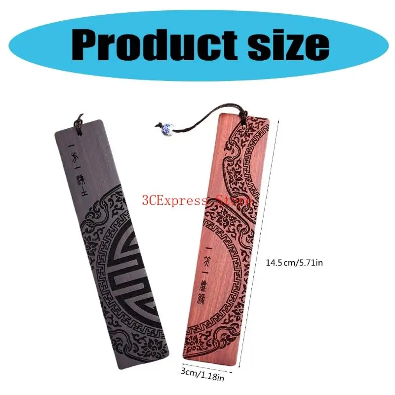 2pcs مرجعية منحوتة عتيقة مع قلادة مرجعية مرجعية للكتاب صفحة علامة صفحة مقسم لطلبي عاشق الكتب طالب