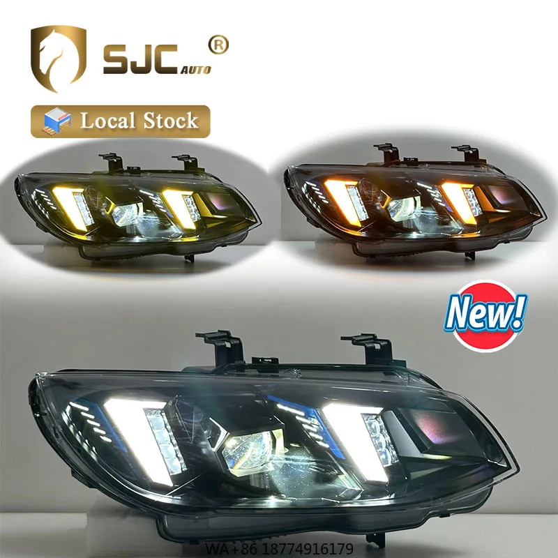 

Car Accessories Headlamps for 3 Series E92 E93 Front Lamps Yellow White DRL Led Headlights 2010-2013 Snake Eyes Style
