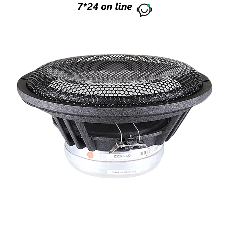 HF-169 HiFi Speakers 8 Inch Hard Ceramic Dome Bass Midrange Unit /C220-6-222/ 6.7 Ohm 93dB 150W (1PCS)