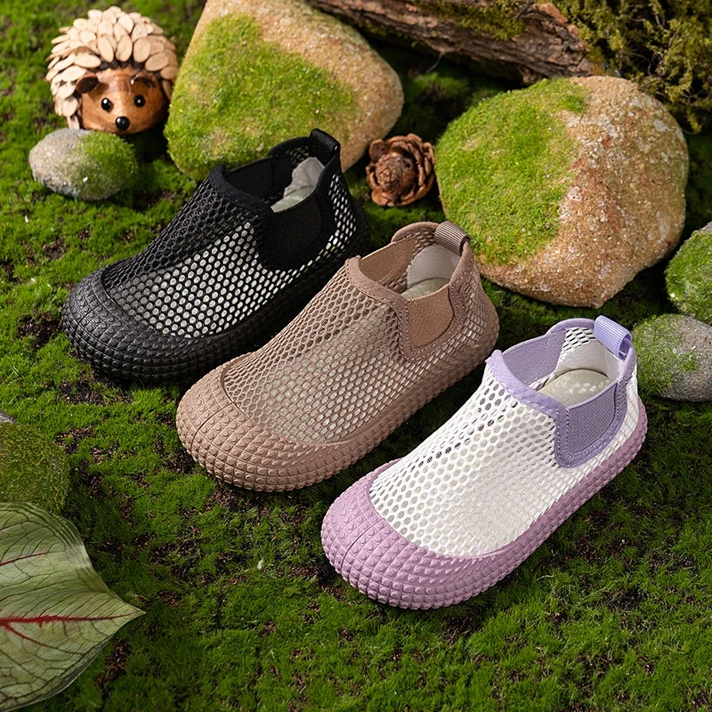 Children's Summer Sandals Cut-outs Breathable Girls Causal Beach Sandals Fashion Kids Casual Shoes for Boys Versatile Slip-on