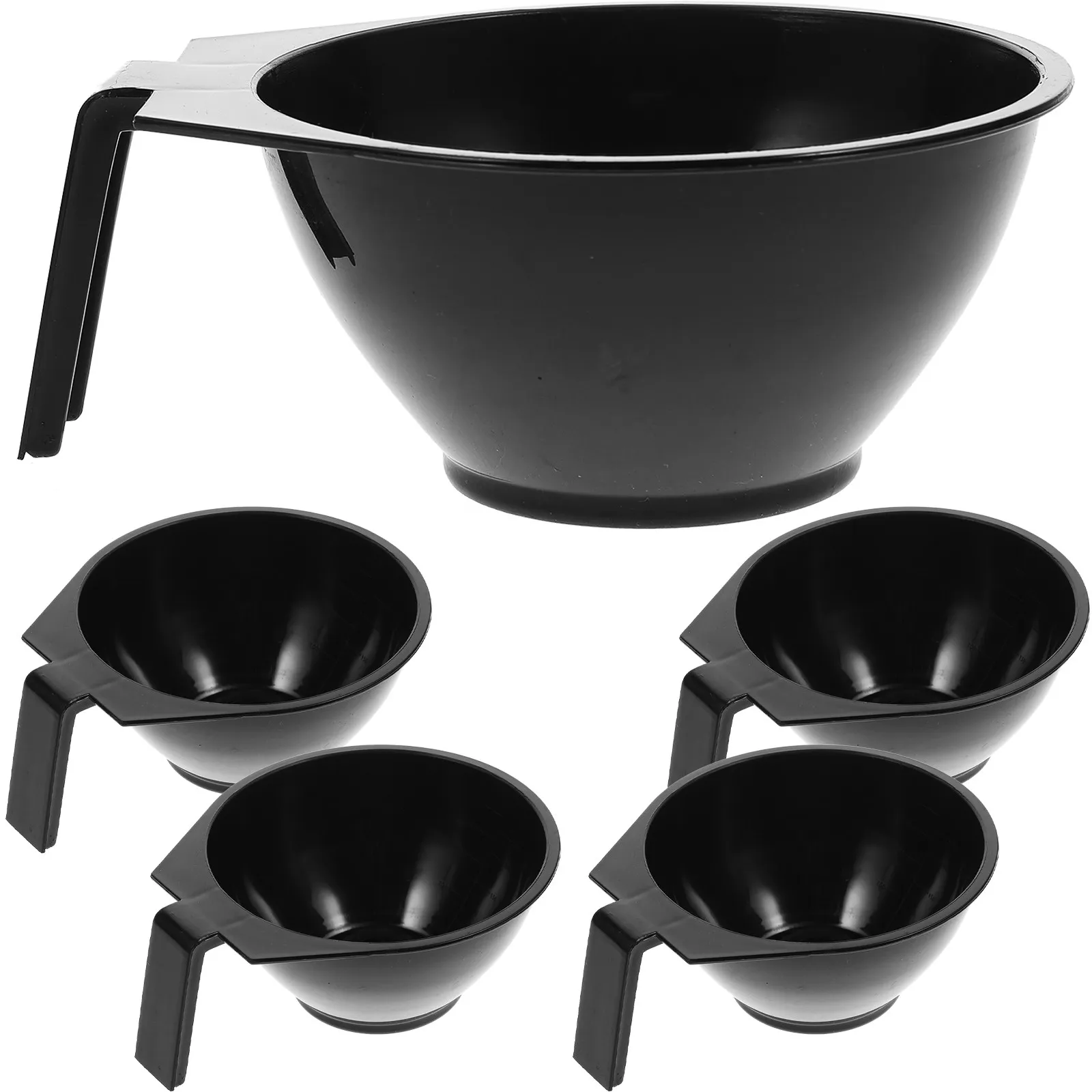 

Набор из 5 профессиональных мисок для смешивания краски для волос, для самостоятельного использования и салонов, легкие, портативные, из полипропилена