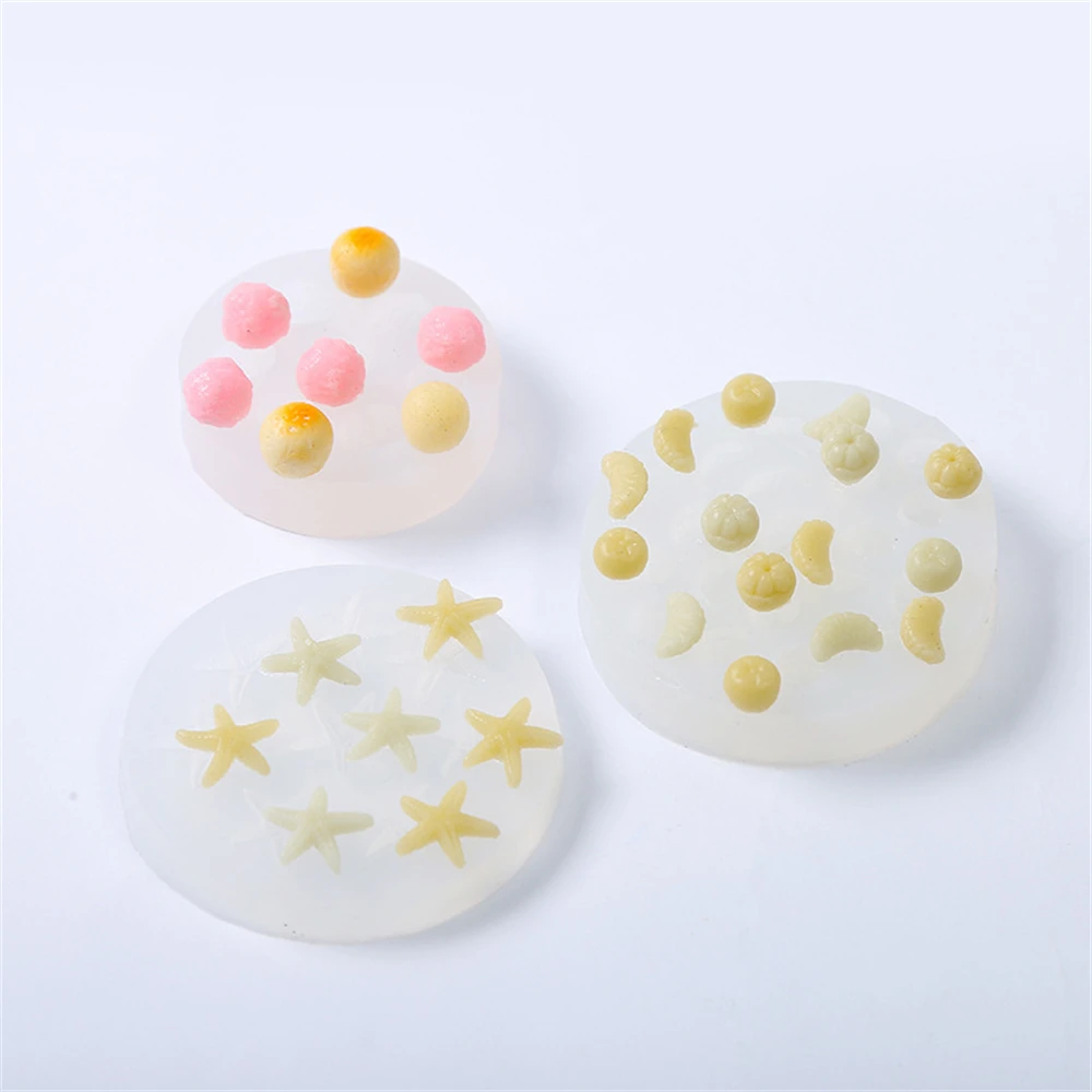 Mini Simulation Fruit Silicone Mould 3D Chocolate Baking Cake Molds Cake Shaped Silicone Candle Molds Handmade Craft Supplies