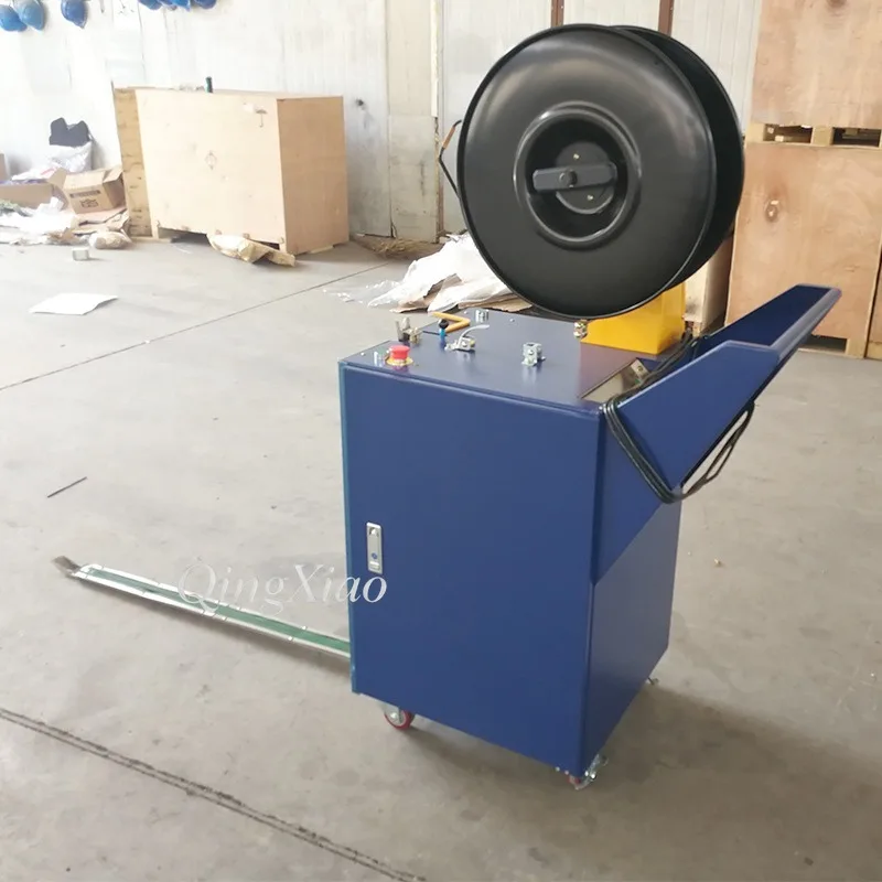 Semi Automatic Strapping Threading Machine Pallet Strapping All in One Labor Free Bundling Packing Machine Pallet