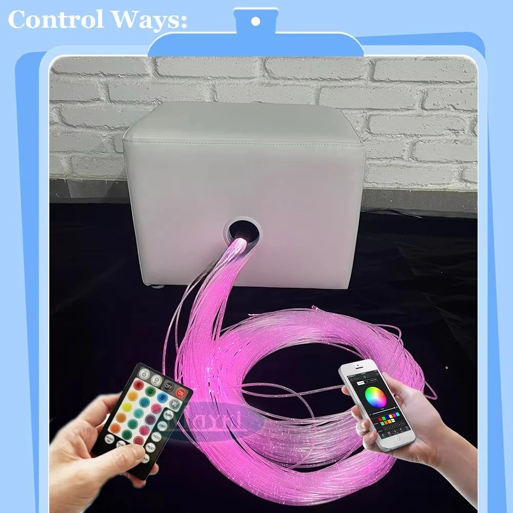 Fiber optic cushions light up sensory toys to relieve anxiety, fiber optic fiber bundles for children with autism