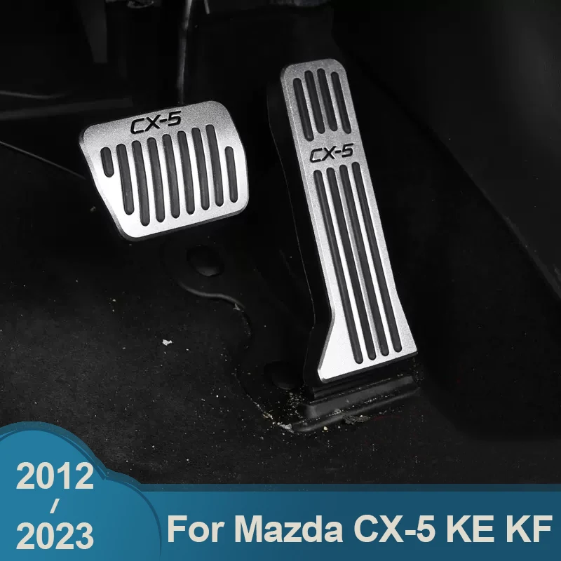 

For Mazda CX-5 CX5 KE KF 2012-2015 2016 2017 2018 2019 2020 2021 2022 2023 Car Accelerator Brake Pedals FootRest Pedal Cover Pad
